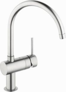 Grohe Minta keukenmengkraan rond Supersteel